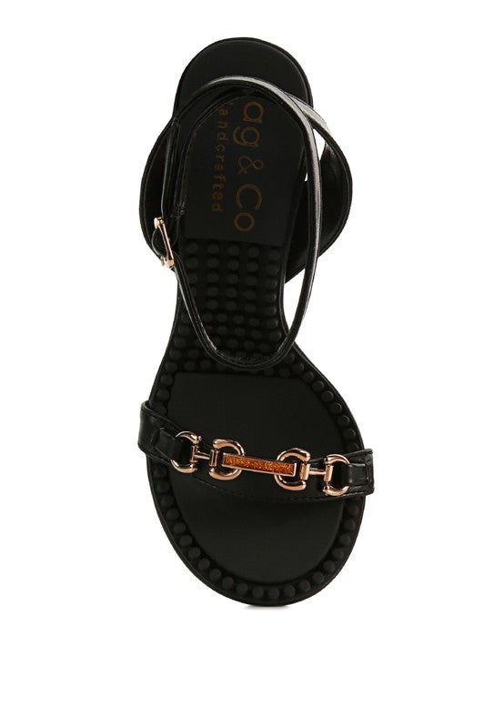 DAENERYS Mid Heeled Sandals - Body By J'ne