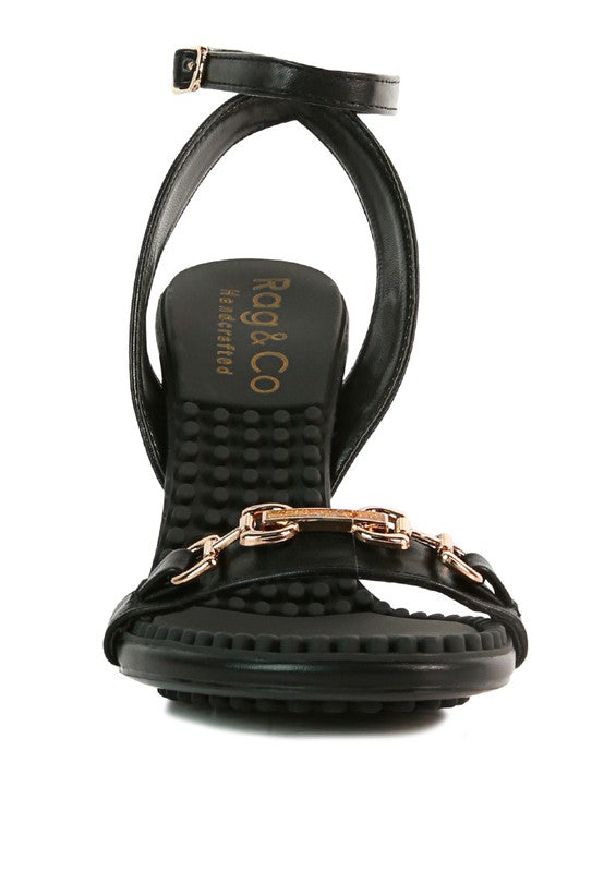 DAENERYS Mid Heeled Sandals - Body By J'ne