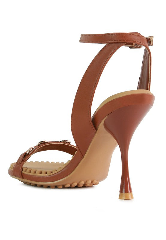 DAENERYS Mid Heeled Sandals - Body By J'ne
