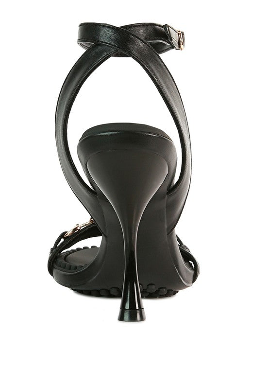 DAENERYS Mid Heeled Sandals - Body By J'ne