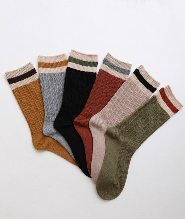 Color Block Socks - Body By J'ne