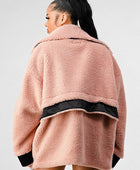 OVERSIZED SHERPA WITH CONTRAST JACKET