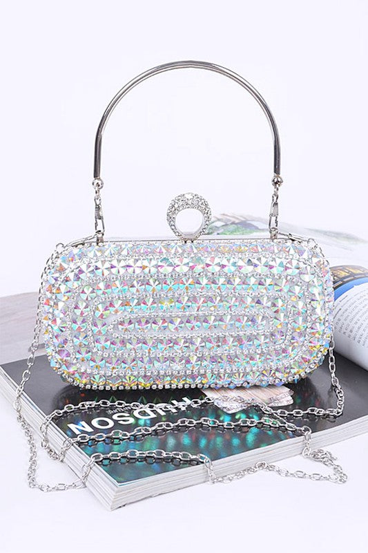 Crystal Iconic Convertible Box Clutch - Body By J'ne