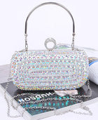 Crystal Iconic Convertible Box Clutch