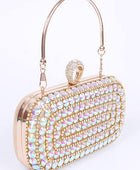 Crystal Iconic Convertible Box Clutch