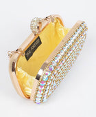 Crystal Iconic Convertible Box Clutch