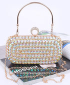 Crystal Iconic Convertible Box Clutch