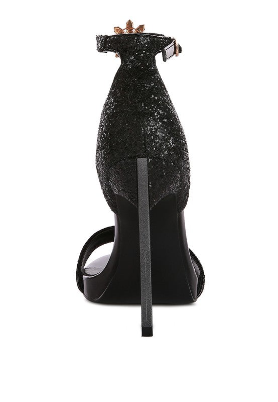 Straight Fire High Heel Glitter Stilettos - Body By J'ne