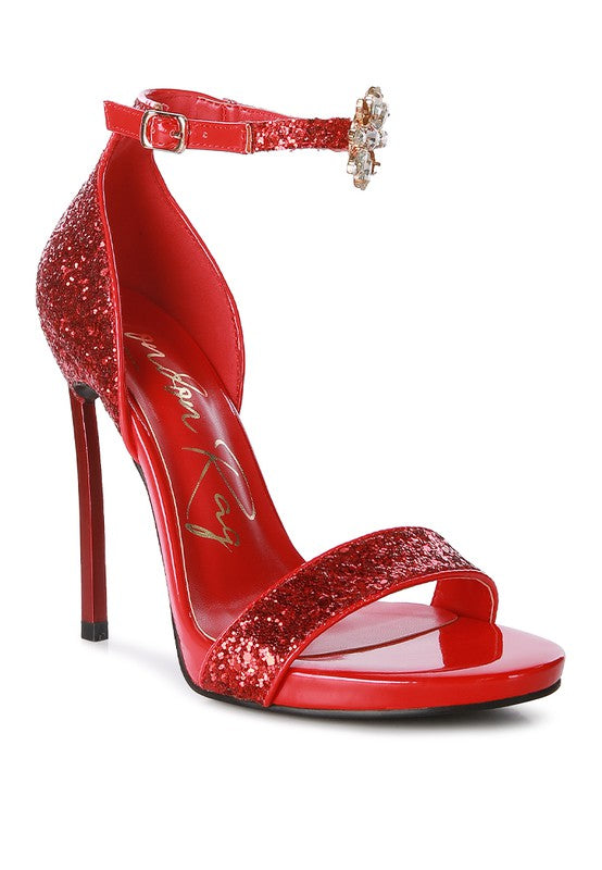 Straight Fire High Heel Glitter Stilettos - Body By J'ne