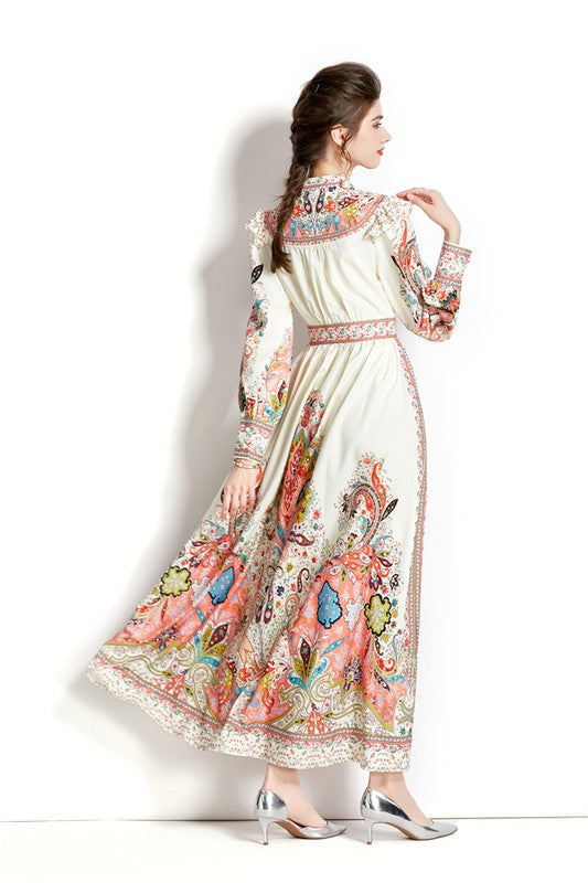 SERVING LOOKS MAXI DRESS - Body By J'ne