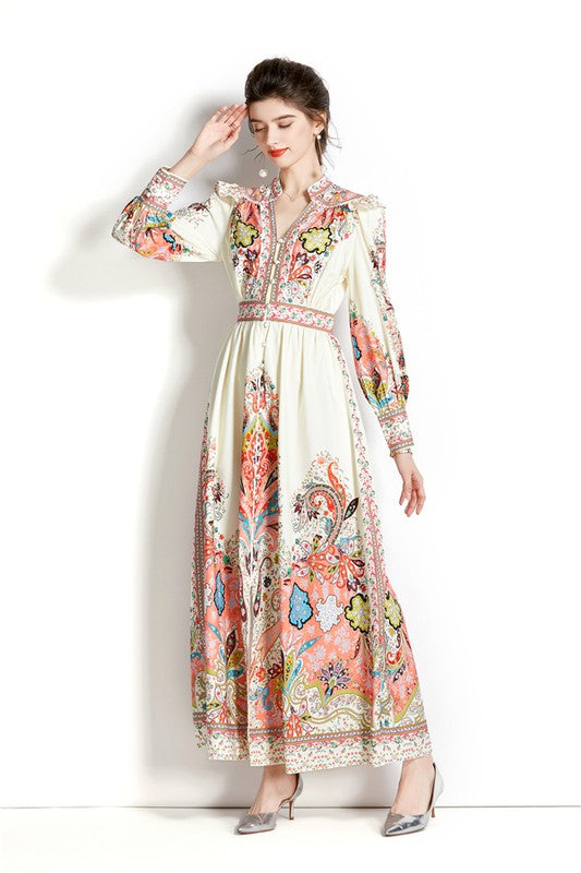 SERVING LOOKS MAXI DRESS - Body By J'ne