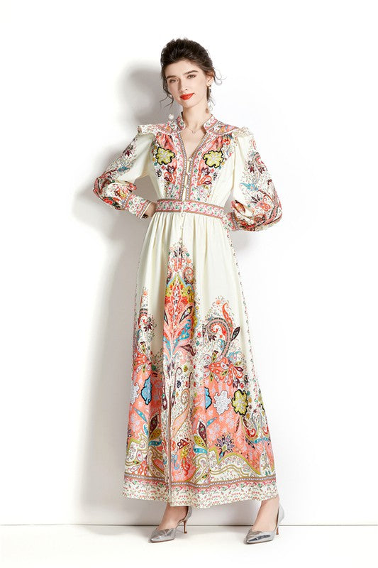 SERVING LOOKS MAXI DRESS - Body By J'ne