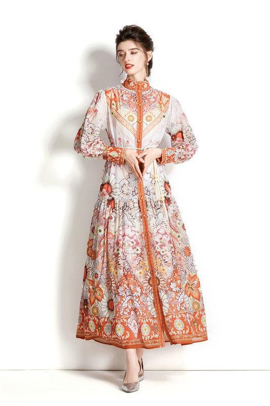 SERVING LOOKS MAXI DRESS - Body By J'ne