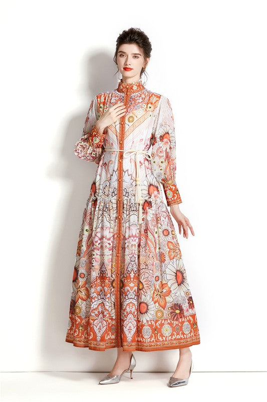 SERVING LOOKS MAXI DRESS - Body By J'ne