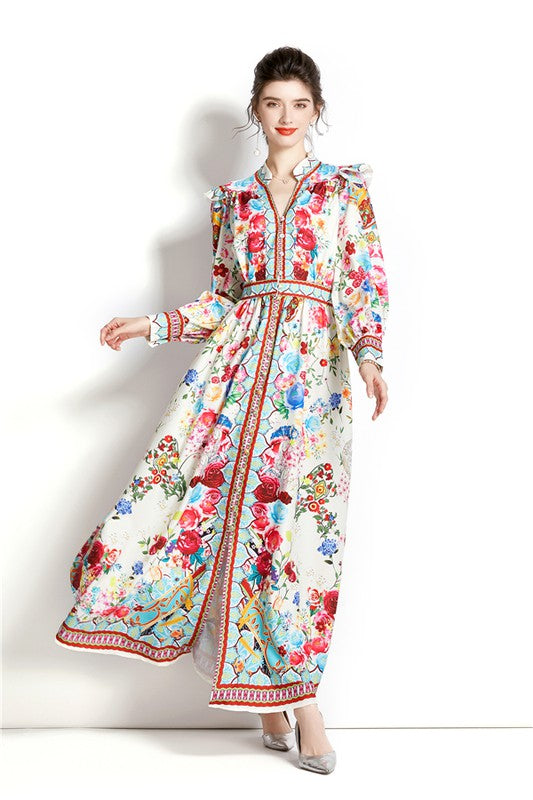 SERVING LOOKS MAXI DRESS - Body By J'ne