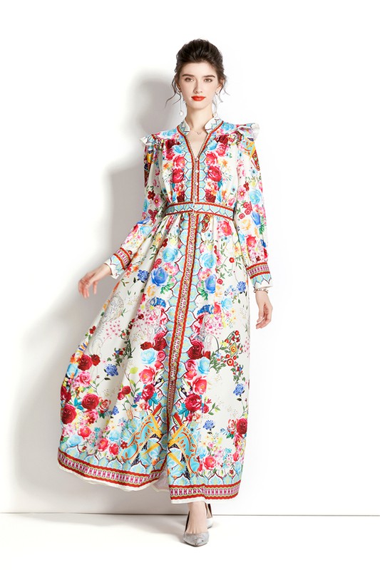 SERVING LOOKS MAXI DRESS - Body By J'ne