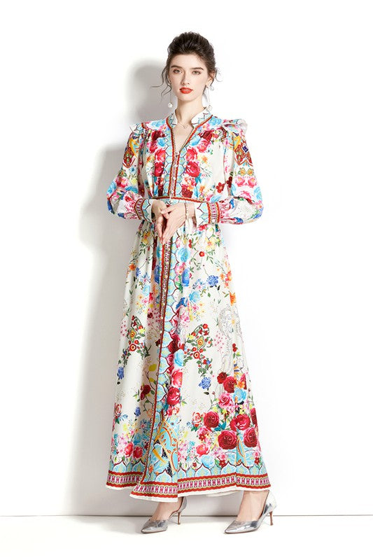 SERVING LOOKS MAXI DRESS - Body By J'ne