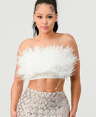 Don't Mess With My Fur Crop Tube Top