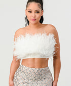 Don't Mess With My Fur Crop Tube Top