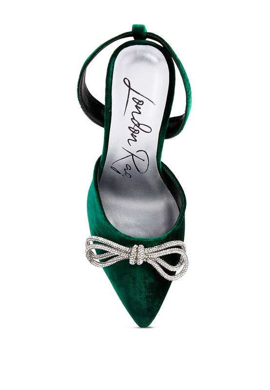 Big Treat Rhinestone Embellished Lace Up Sandals - Body By J'ne