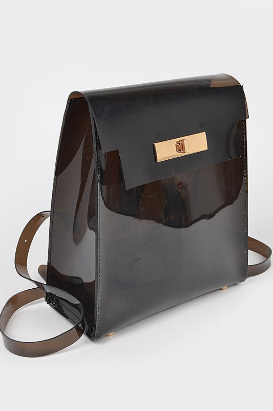 Clear Transparent Iconic Backpack - Body By J'ne
