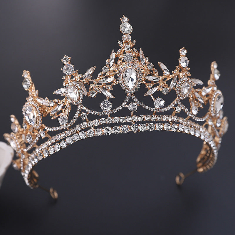 Bride Wedding Rhinestone Alloy Crown - Body By J'ne