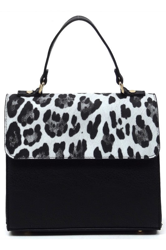 Colorblock Top Handle Satchel - Body By J'ne