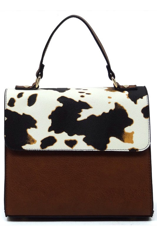 Colorblock Top Handle Satchel - Body By J'ne