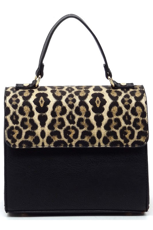 Colorblock Top Handle Satchel - Body By J'ne