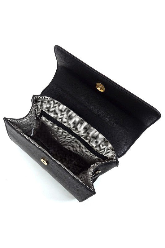 Colorblock Top Handle Satchel - Body By J'ne