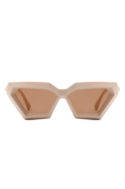 Retro Square Chunky Cat Eye Fashion Sunglasses