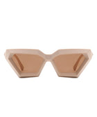 Retro Square Chunky Cat Eye Fashion Sunglasses