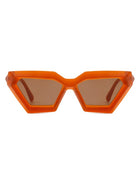 Retro Square Chunky Cat Eye Fashion Sunglasses