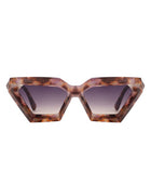 Retro Square Chunky Cat Eye Fashion Sunglasses