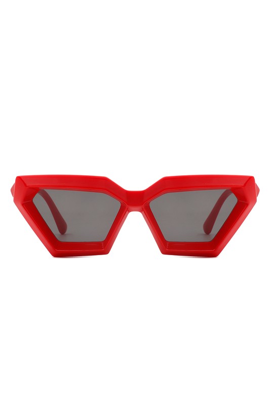 Retro Square Chunky Cat Eye Fashion Sunglasses