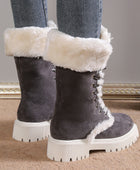 Winter Lace-up Snow Boots