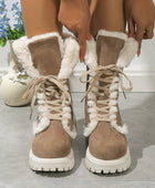 Winter Lace-up Snow Boots