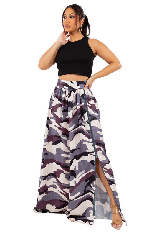 SOMEWHERE OUT THERE MAXI SKIRT - Body By J'ne