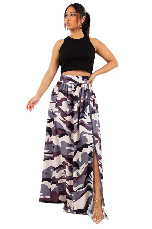 SOMEWHERE OUT THERE MAXI SKIRT - Body By J'ne