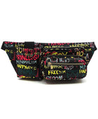 Multi Graffiti Fanny Bag Waist Bag