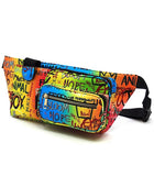 Multi Graffiti Fanny Bag Waist Bag