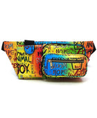 Multi Graffiti Fanny Bag Waist Bag