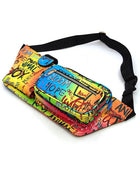 Multi Graffiti Fanny Bag Waist Bag