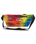 Multi Graffiti Fanny Bag Waist Bag