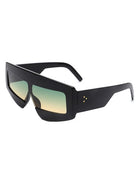 Rectangle Oversize Square Flat Top Sunglasses