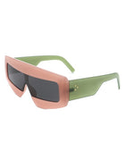 Rectangle Oversize Square Flat Top Sunglasses