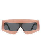 Rectangle Oversize Square Flat Top Sunglasses