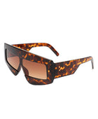 Rectangle Oversize Square Flat Top Sunglasses