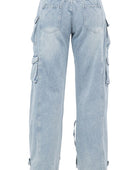 CARGO STYLE DENIM PANTS