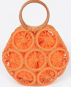 Weaved Cording Summer Clutch